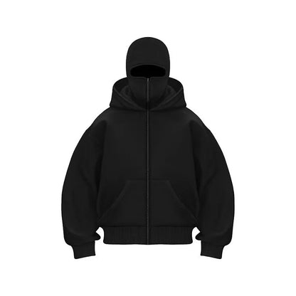 Autumn and Winter New Men's and Women's Casual Sportswear With Hooded Mask