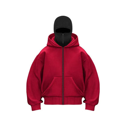 Autumn and Winter New Men's and Women's Casual Sportswear With Hooded Mask