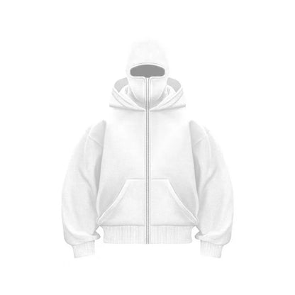 Autumn and Winter New Men's and Women's Casual Sportswear With Hooded Mask
