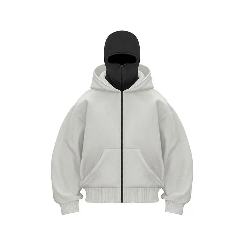Autumn and Winter New Men's and Women's Casual Sportswear With Hooded Mask