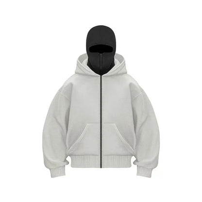 Autumn and Winter New Men's and Women's Casual Sportswear With Hooded Mask